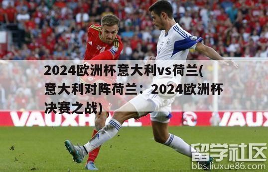 2024欧洲杯意大利vs荷兰(意大利对阵荷兰：2024欧洲杯决赛之战)-第1张图片-